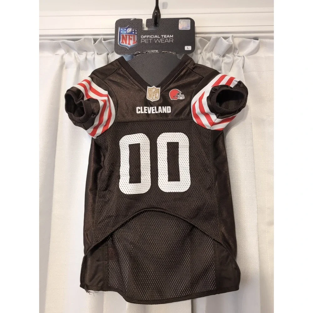 Brand New Cleveland Browns Officially Licensed‎ Pet Jersey Size Large